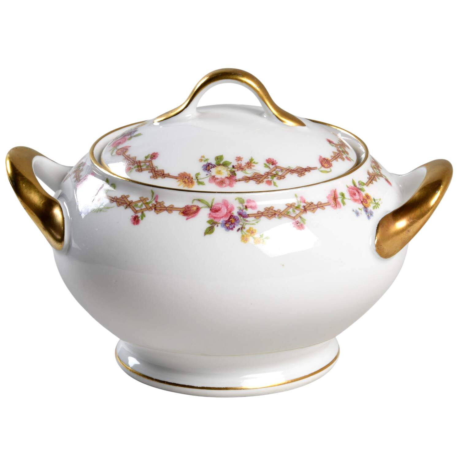 6639 Sugar Bowl & Lid by Tressemanes & Vogt-1
