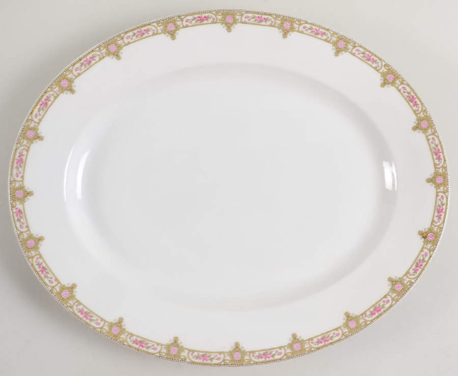 6892 11" Oval Serving Platter by Tressemanes & Vogt-1