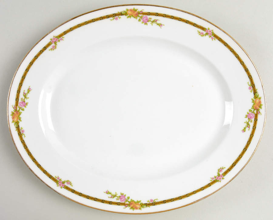 6928 11" Oval Serving Platter by Tressemanes & Vogt-1