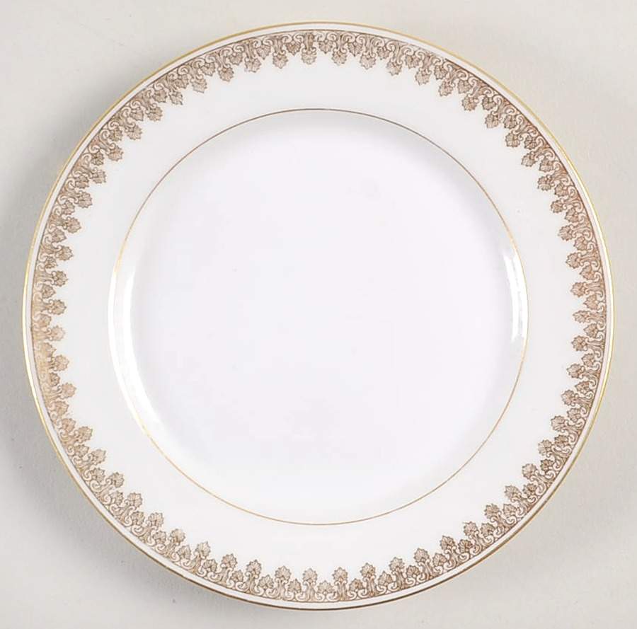 8414 (Smooth) Bread & Butter Plate by Tressemanes & Vogt-1