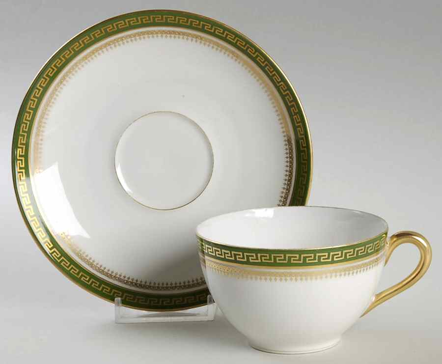 868 Flat Cup & Saucer Set by Tressemanes & Vogt-1