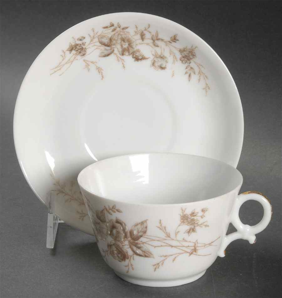 Marguerite Flat Cup & Saucer Set by Tressemanes & Vogt-1