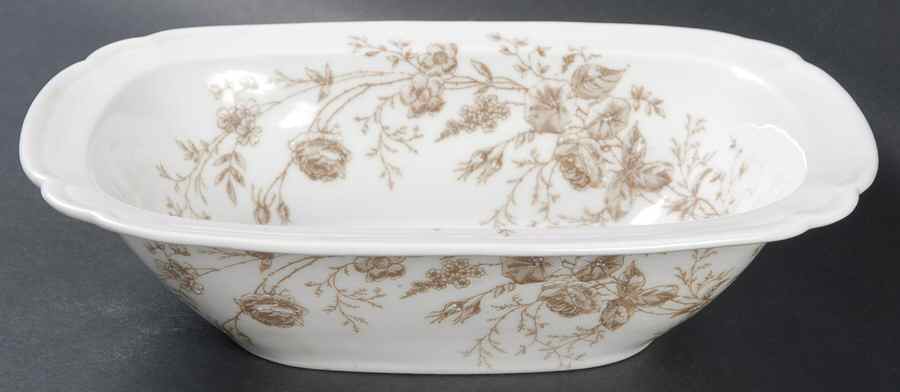 Marguerite 9" Oval Vegetable Bowl by Tressemanes & Vogt-1
