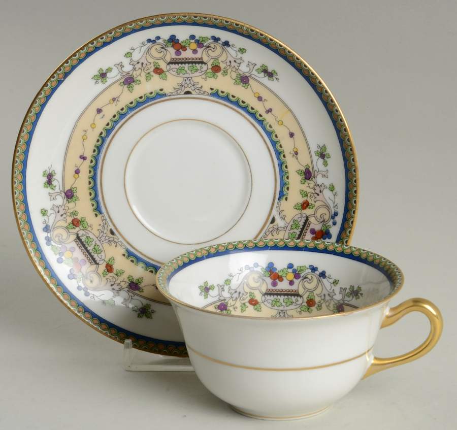 TRV20 Footed Cup & Saucer Set by Tressemanes & Vogt-1