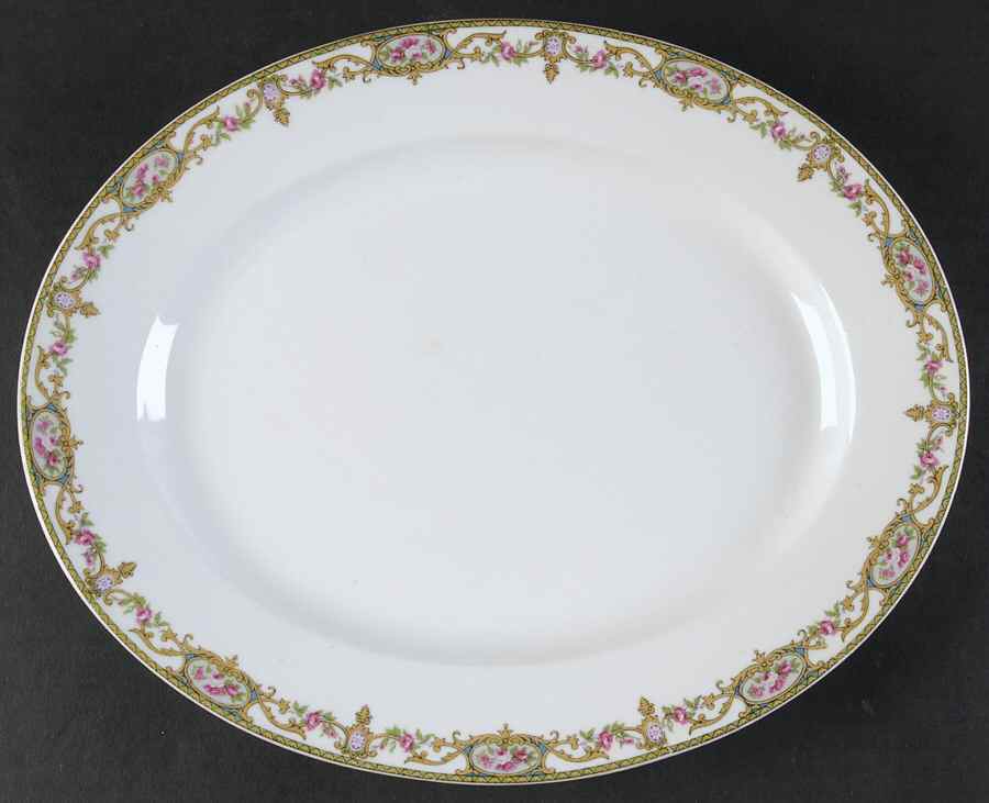 TRV38 11" Oval Serving Platter by Tressemanes & Vogt-1