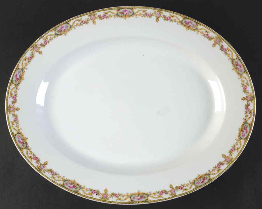 TRV38 13" Oval Serving Platter by Tressemanes & Vogt-1