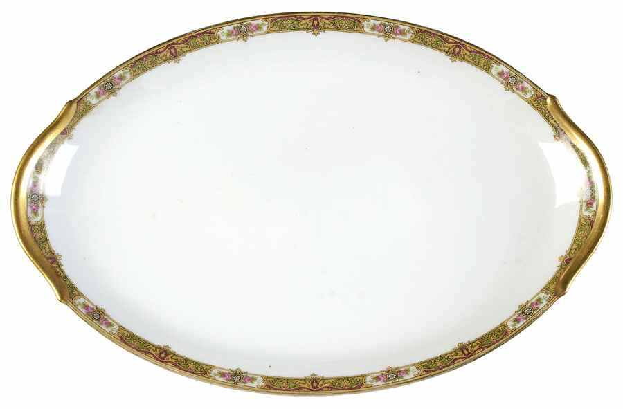 TRV4 14" Oval Serving Platter by Tressemanes & Vogt-1