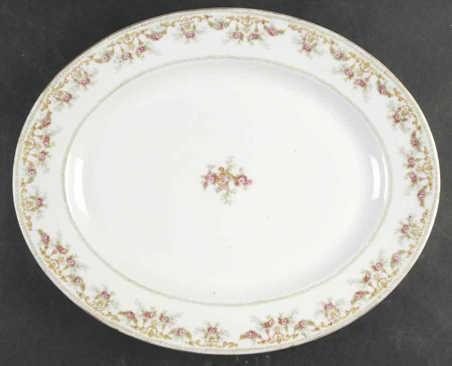 4711 15" Oval Serving Platter by Tressemanes & Vogt-1