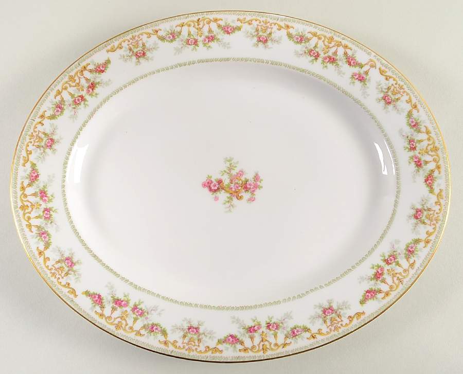 4711 13" Oval Serving Platter by Tressemanes & Vogt-1