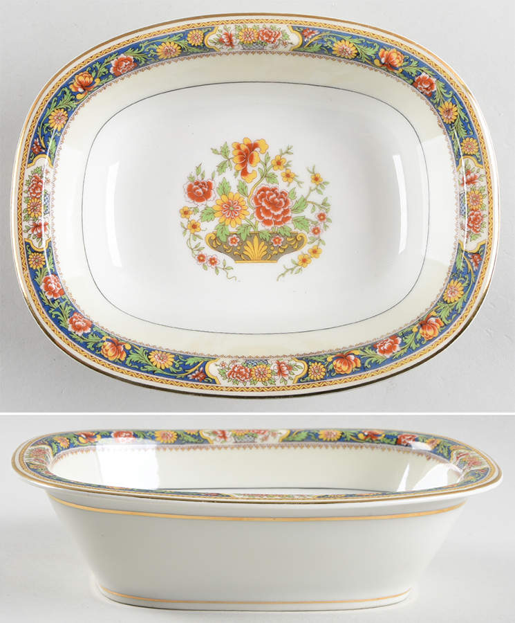 TRV76 8" Oval Vegetable Bowl by Tressemanes & Vogt-1