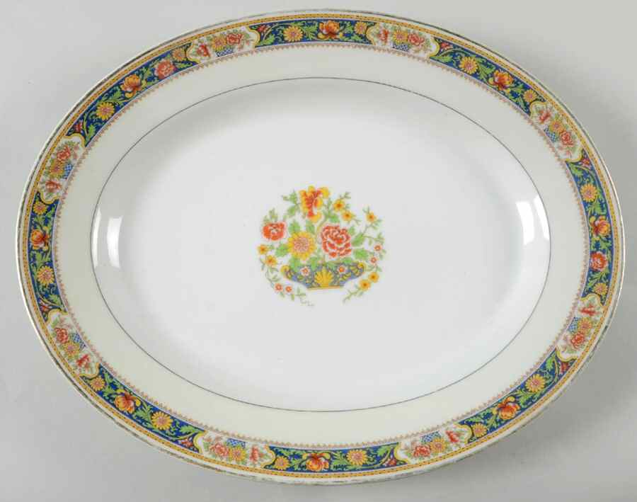 TRV76 13" Oval Serving Platter by Tressemanes & Vogt-1