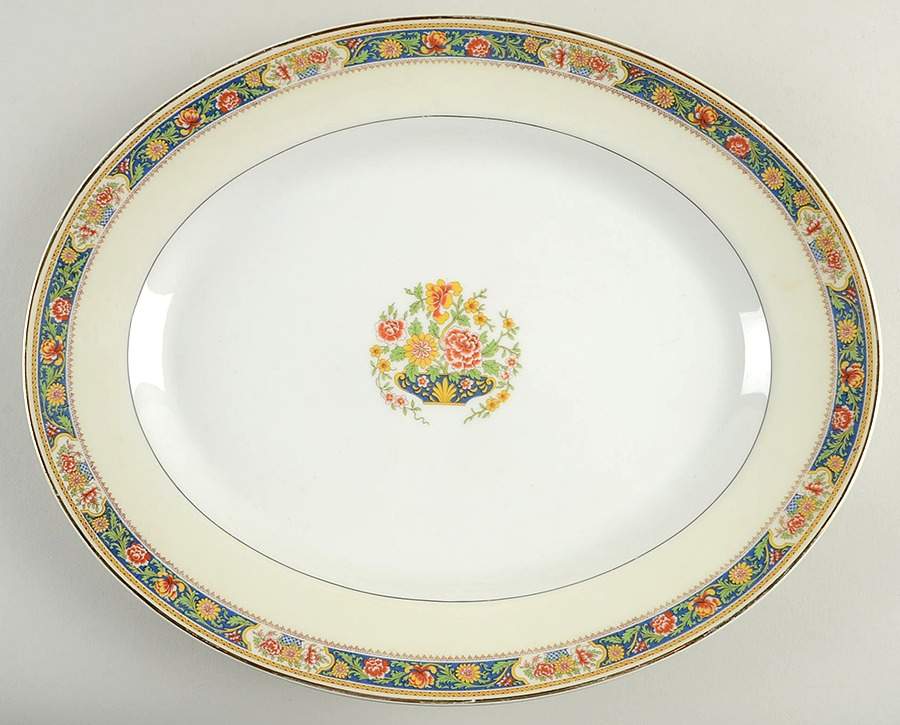 TRV76 15" Oval Serving Platter by Tressemanes & Vogt-1