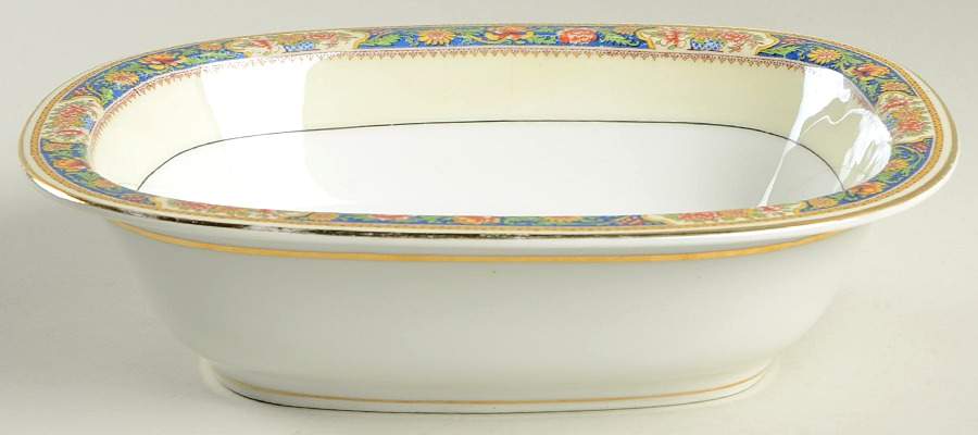TRV76 9" Oval Vegetable Bowl by Tressemanes & Vogt-1