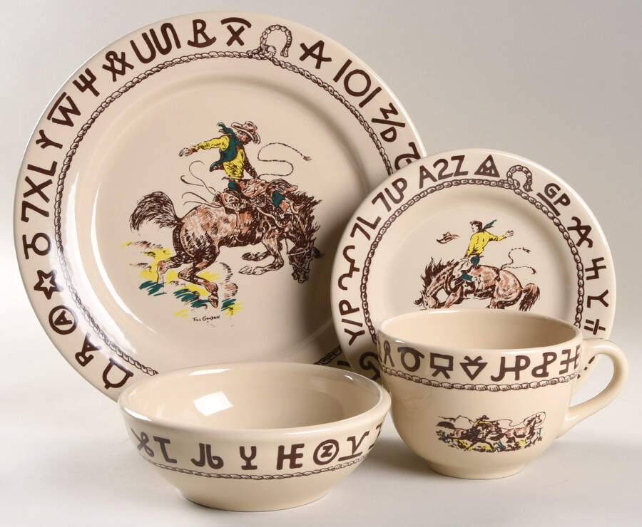 Westward Ho 4 Piece Place Setting by True West-1