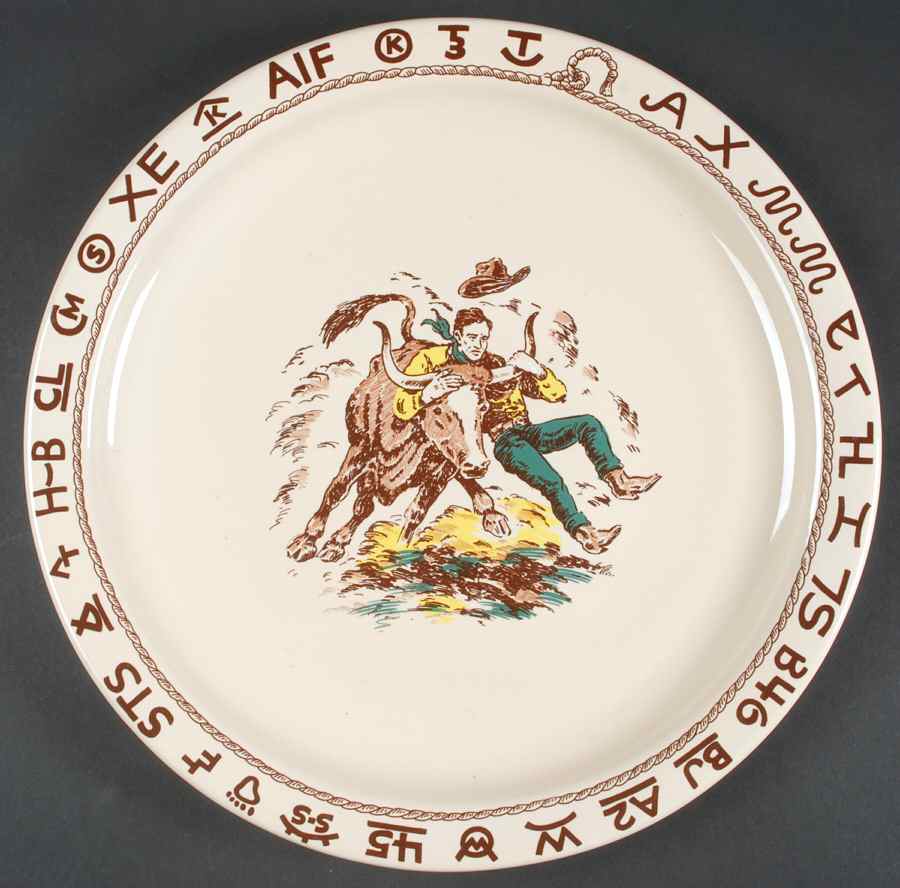 Westward Ho 13" Chop Plate (Round Platter) by True West-1