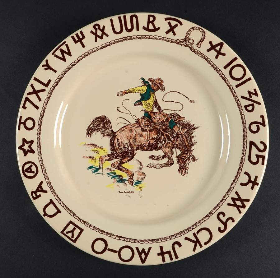Westward Ho Dinner Plate by True West-1