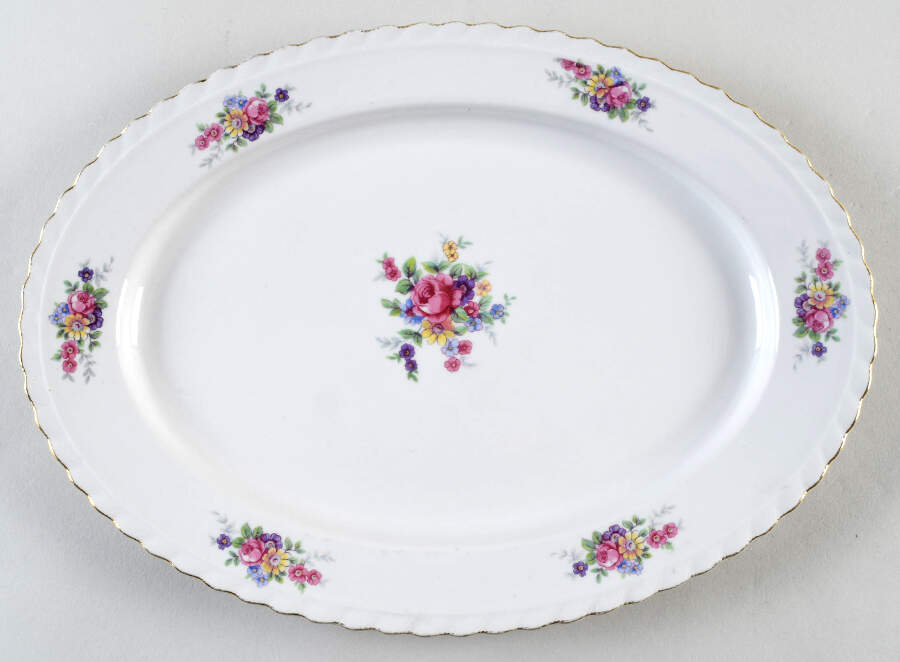 Marlina 13" Oval Serving Platter by Toscport-1