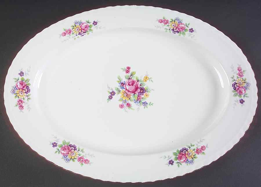 Marlina 15" Oval Serving Platter by Toscport-1