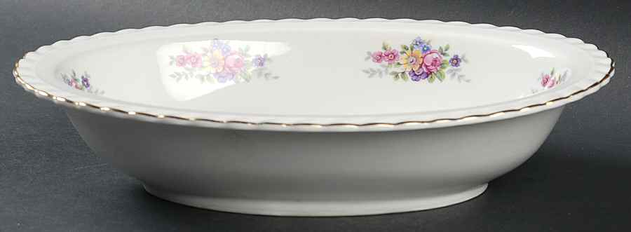 Marlina 10" Oval Vegetable Bowl by Toscport-1