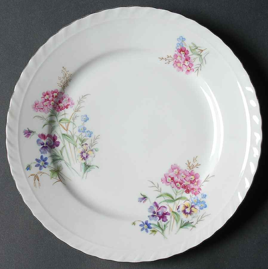 Meadow Flowers Bread & Butter Plate by Toscport-1