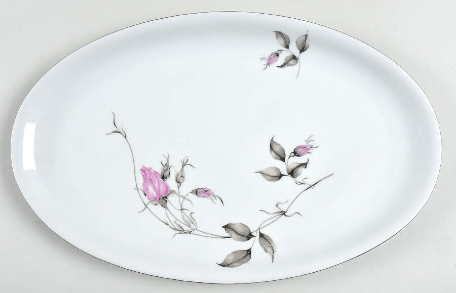 Rosalie 14" Oval Serving Platter by Toscport-1