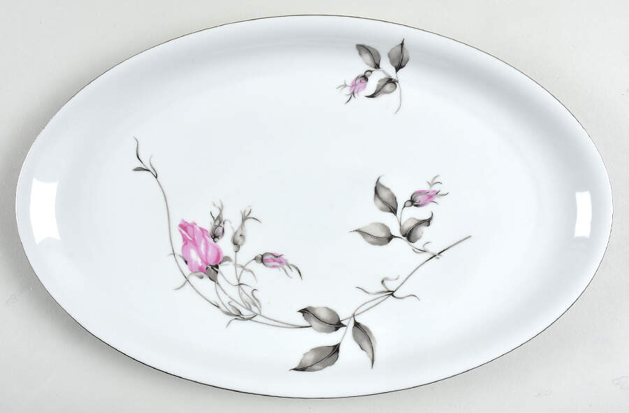 Rosalie 13" Oval Serving Platter by Toscport-1
