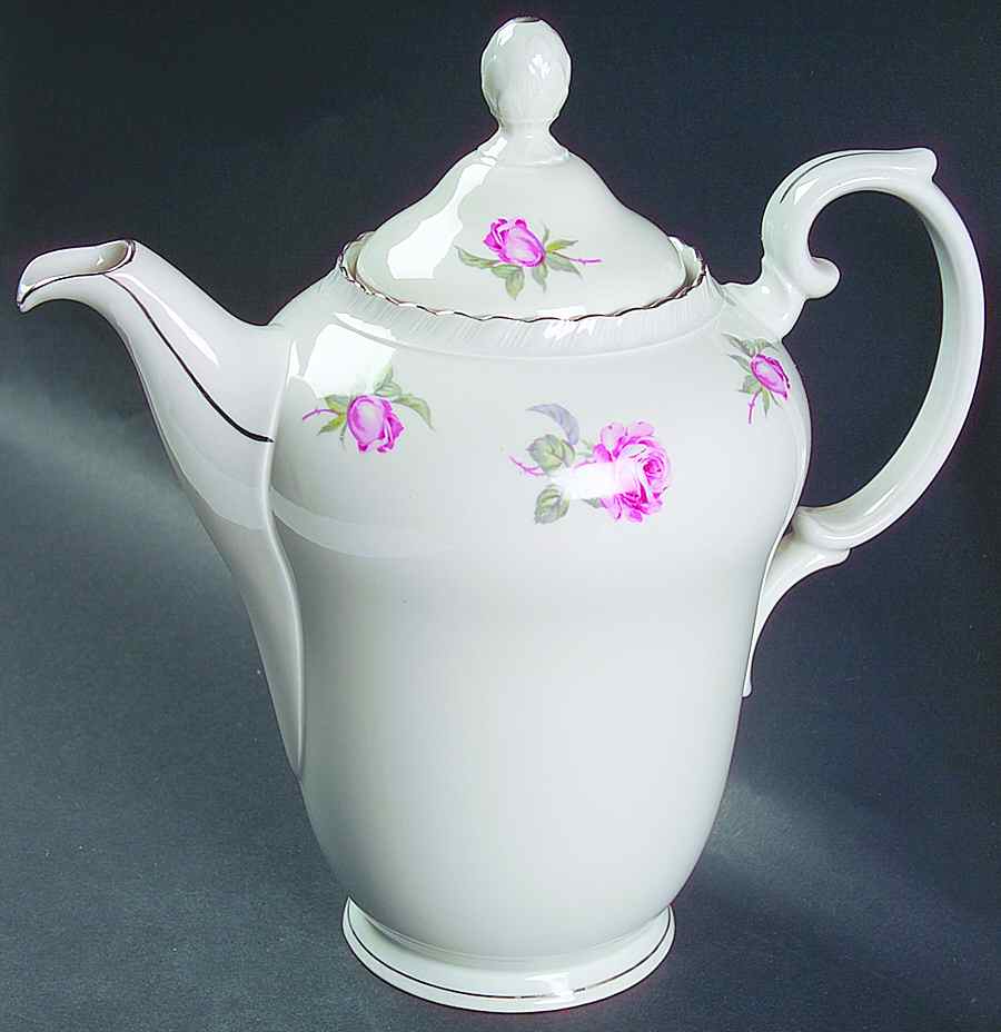 Vienna Rose Coffee Pot & Lid by Toscport-1