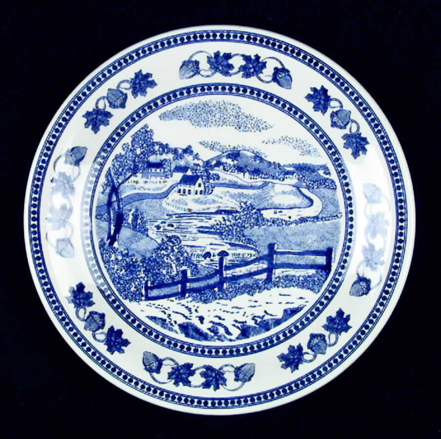 American Victoria Salad Plate by Ten Strawberry Street-1