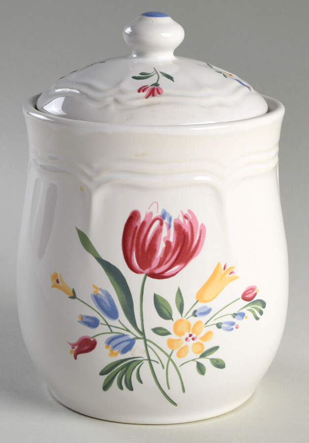 Anne Marie Small Canister & Lid by Ten Strawberry Street-1