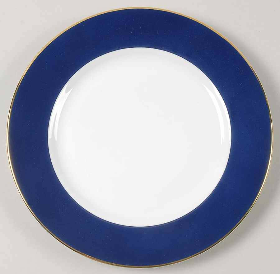 Halo Cobalt Salad/Dessert Plate by Ten Strawberry Street-1