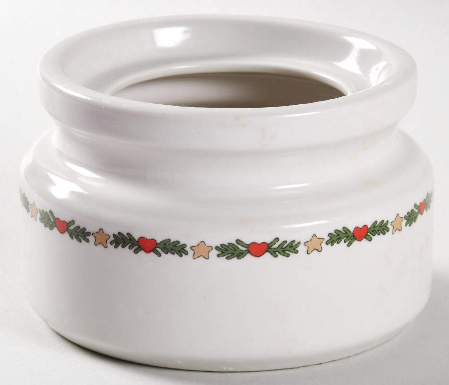 O Christmas Tree Sugar Bowl No Lid by Ten Strawberry Street-1