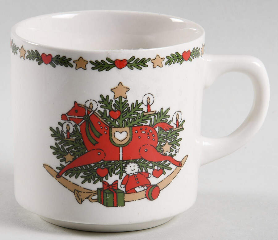 O Christmas Tree Flat Cup by Ten Strawberry Street-1