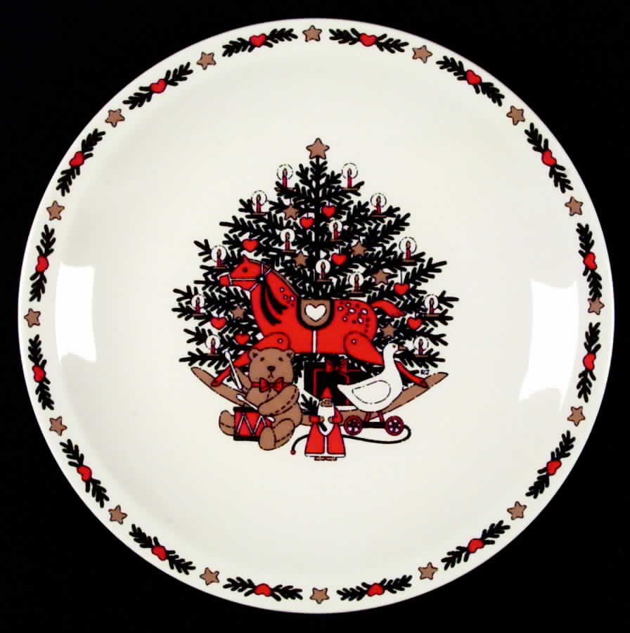 O Christmas Tree Dinner Plate by Ten Strawberry Street-1