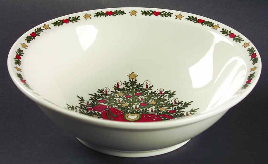 O Christmas Tree 9" Round Vegetable Bowl by Ten Strawberry Street-1