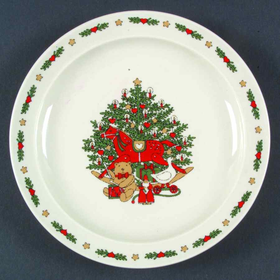 O Christmas Tree Salad Plate by Ten Strawberry Street-1
