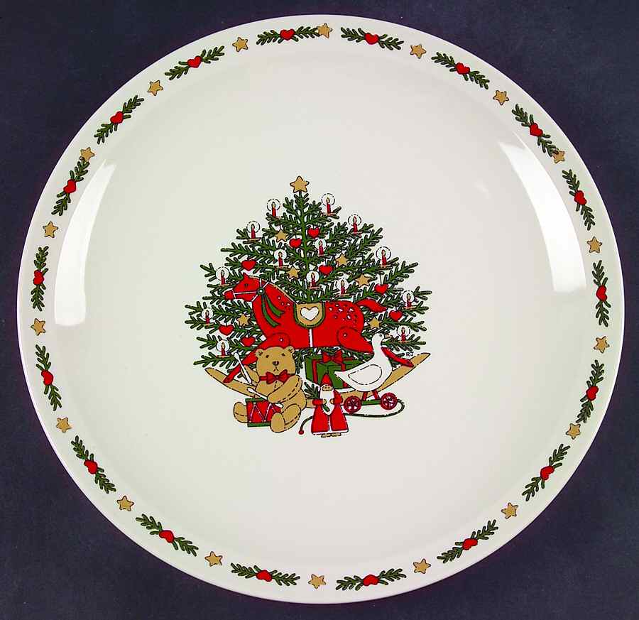 O Christmas Tree 11" Chop Plate (Round Platter) by Ten Strawberry Street-1