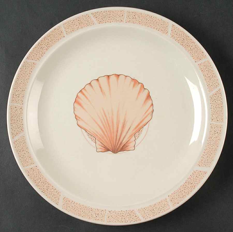 Seaside Settings Dinner Plate by Ten Strawberry Street-1