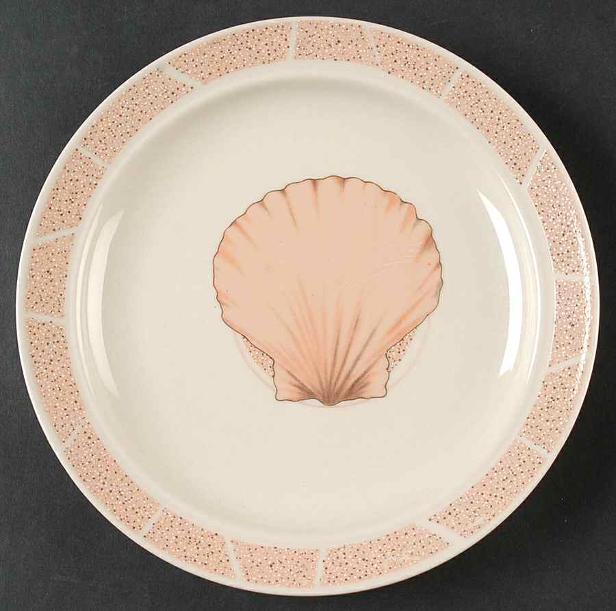 Seaside Settings Salad Plate by Ten Strawberry Street-1