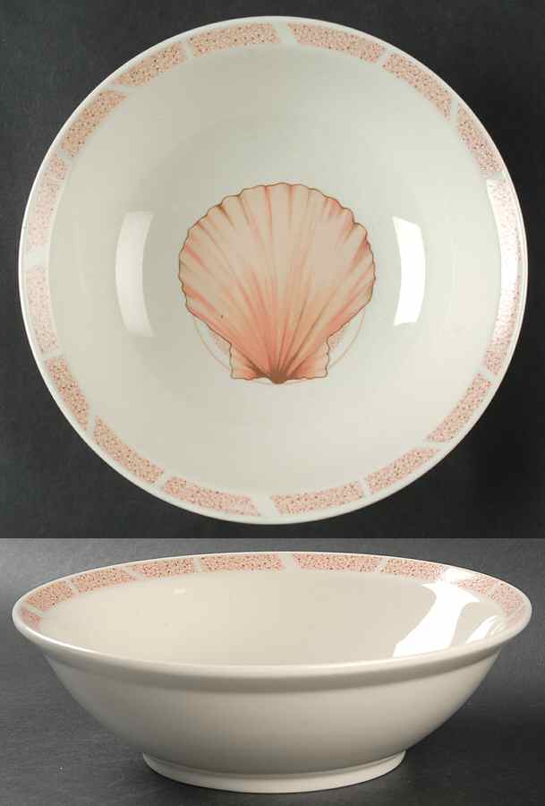 Seaside Settings 9" Round Vegetable Bowl by Ten Strawberry Street-1