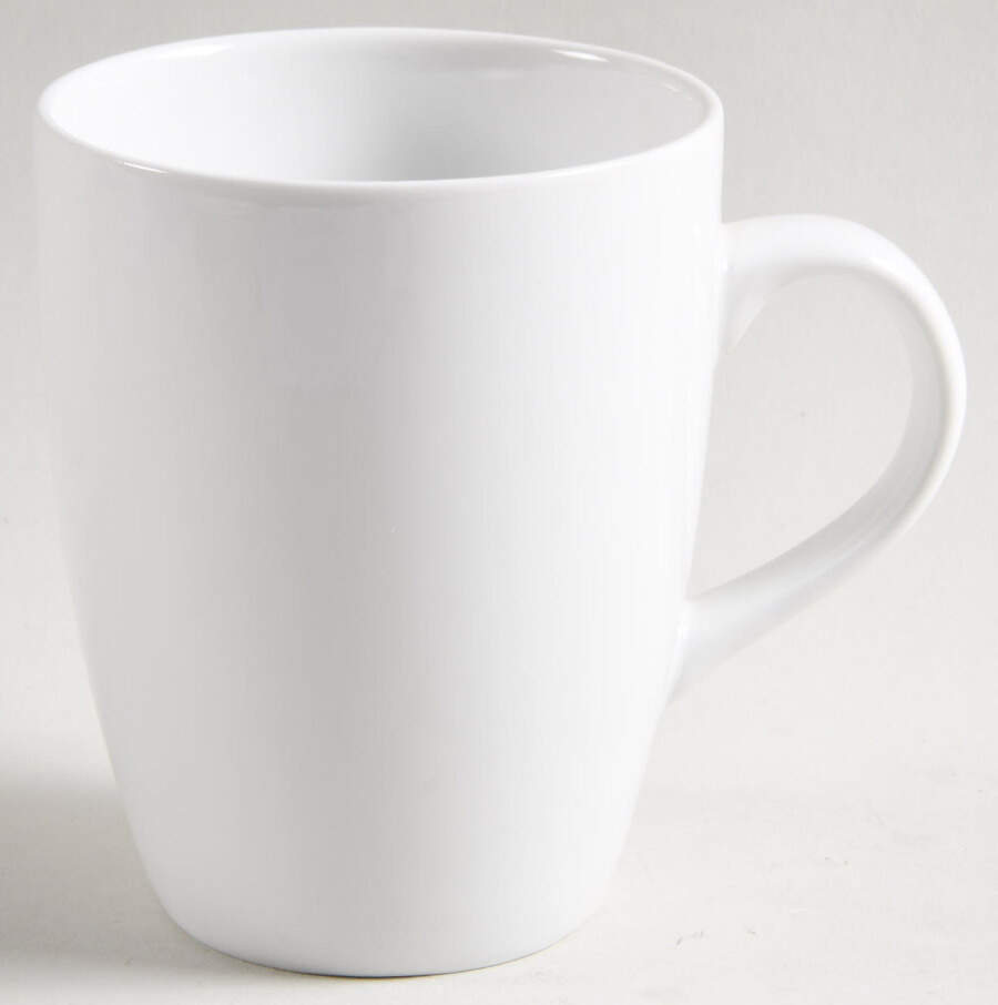 Classic White Barrel Mug by Ten Strawberry Street-1