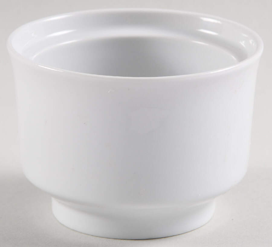 Classic White Sugar Bowl No Lid by Ten Strawberry Street-1