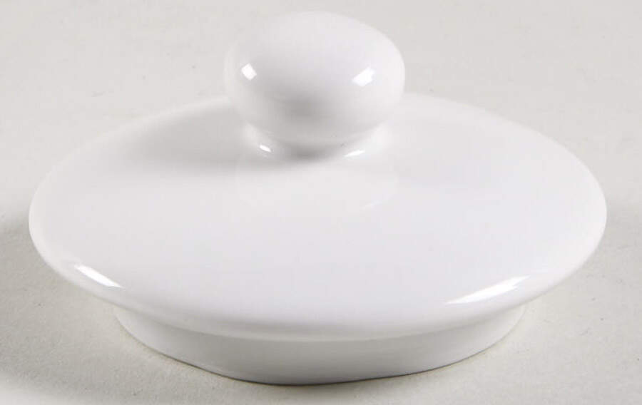 Classic White Lid for Sugar Bowl by Ten Strawberry Street-1