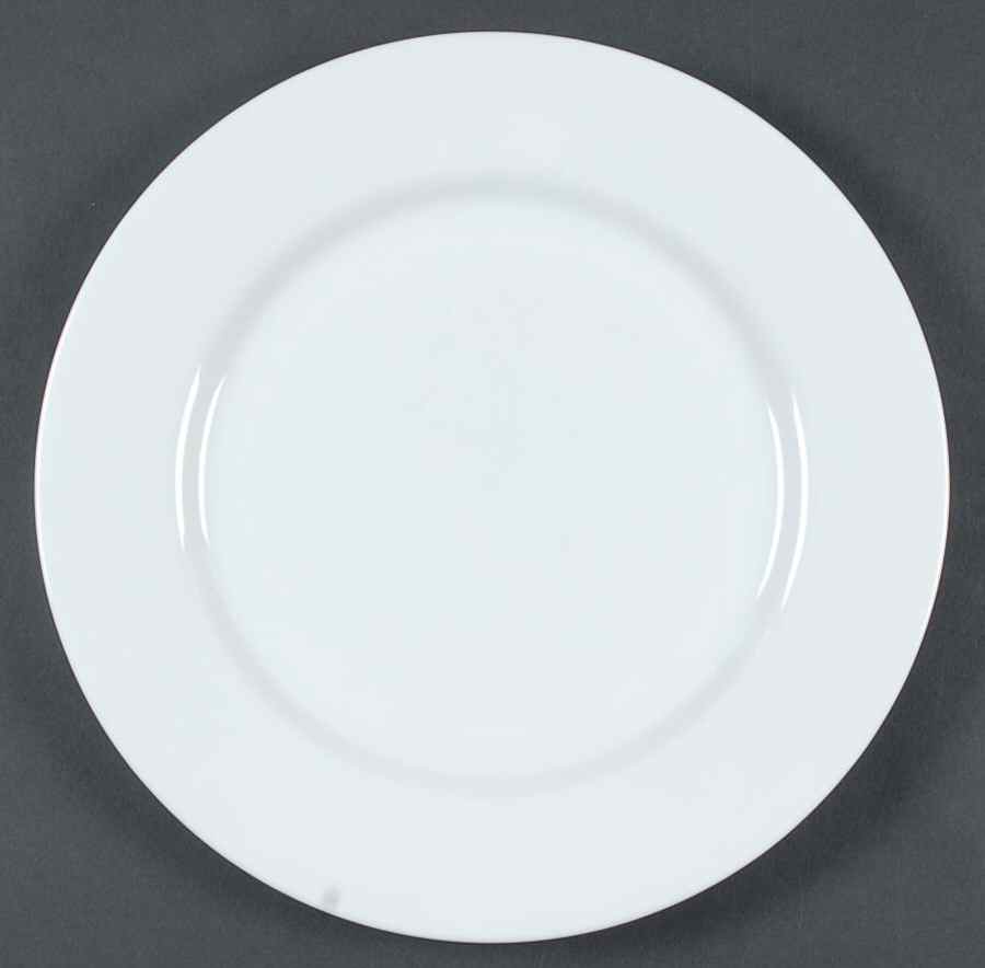 Classic White Large Dinner Plate by Ten Strawberry Street-1
