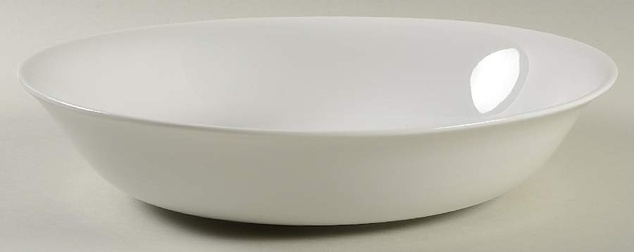 Classic White 11" Pasta Serving Bowl by Ten Strawberry Street-1