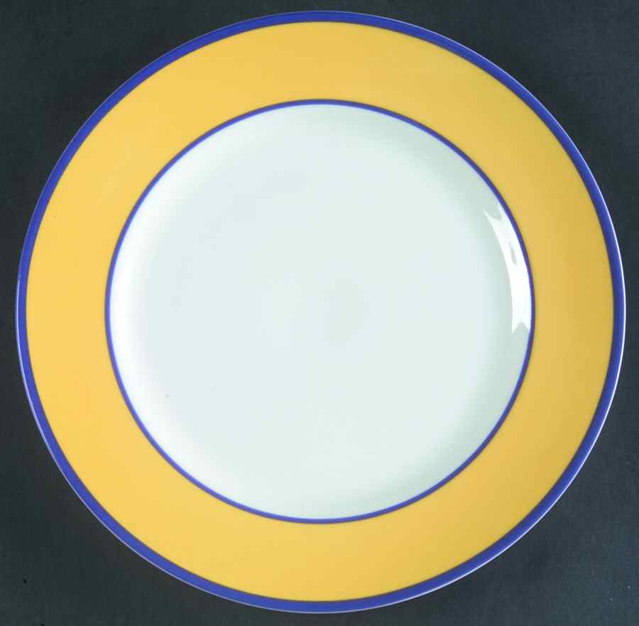 Two Tone Salad Plate by Ten Strawberry Street-1