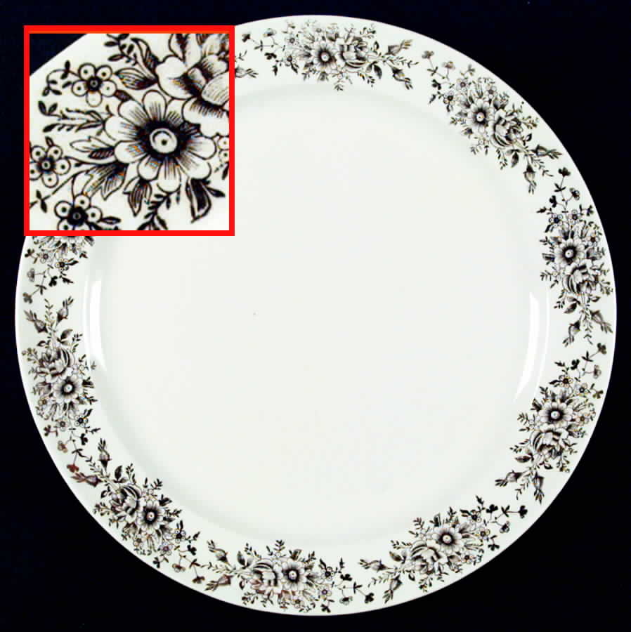 1111 1-2 Dinner Plate by Taylor, Smith & Taylor (Ts&T)-1