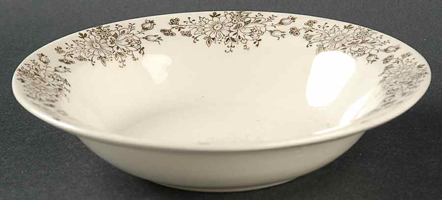 1111 1-2 Rim Fruit/Dessert (Sauce) Bowl by Taylor, Smith & Taylor (Ts&T)-1