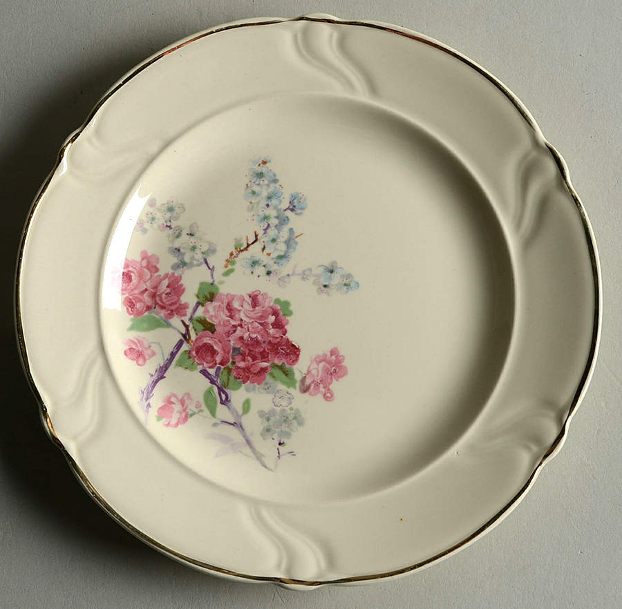 1164 Dessert/Pie Plate by Taylor, Smith & Taylor (Ts&T)-1