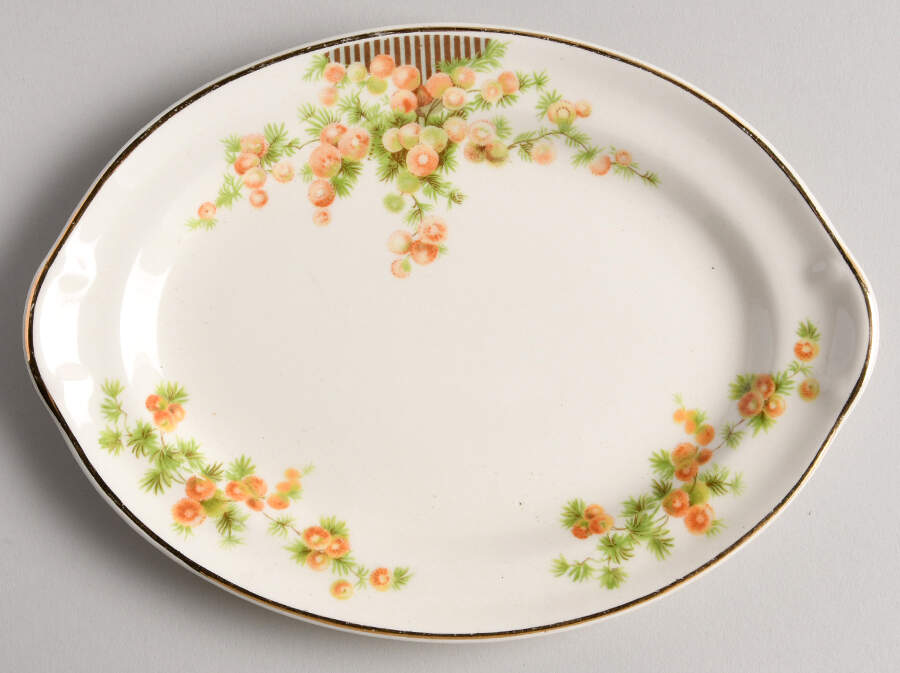 1484 Underplate for Gravy Boat by Taylor, Smith & Taylor (Ts&T)-1