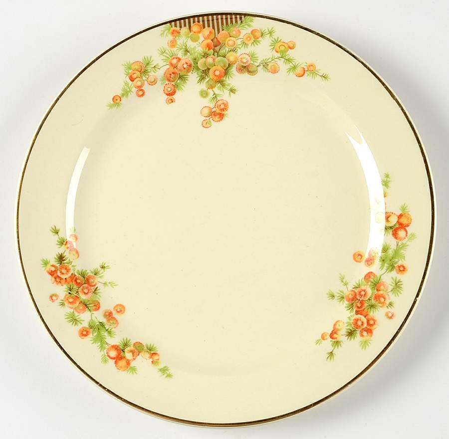 1484 Dessert/Pie Plate by Taylor, Smith & Taylor (Ts&T)-1